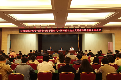 中共云南省统计局党组召开学习贯彻习近平新时代中国特色社会主义思想主题教育总结会议