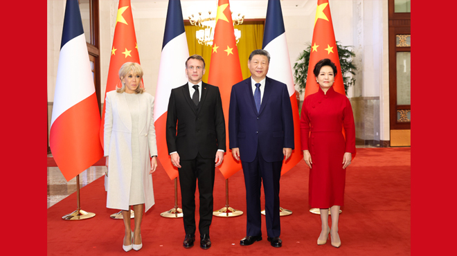 习近平同法国总统马克龙举行会谈